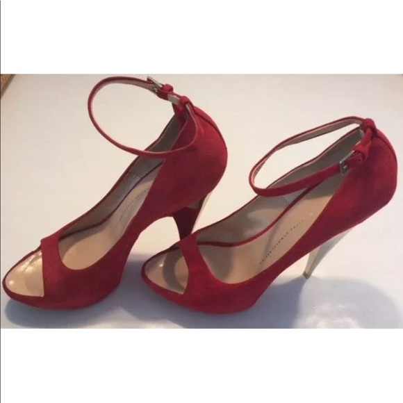 Giuseppe Zanotti Shoes - Giuseppe Zanotti POP 110 Scarpa Camoscio In Fuoco